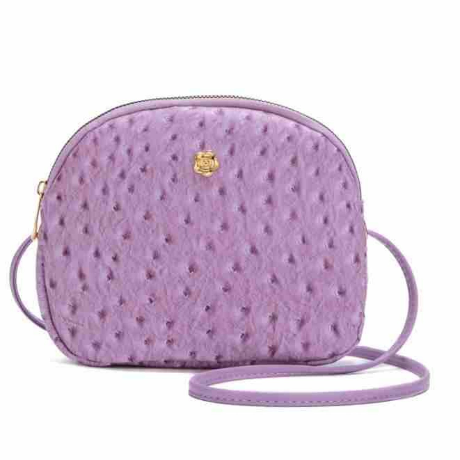 Damen Umhängetasche ⎜ Stilvolle Tasche mit Retro-Design und weichem Material für Alltag und Events