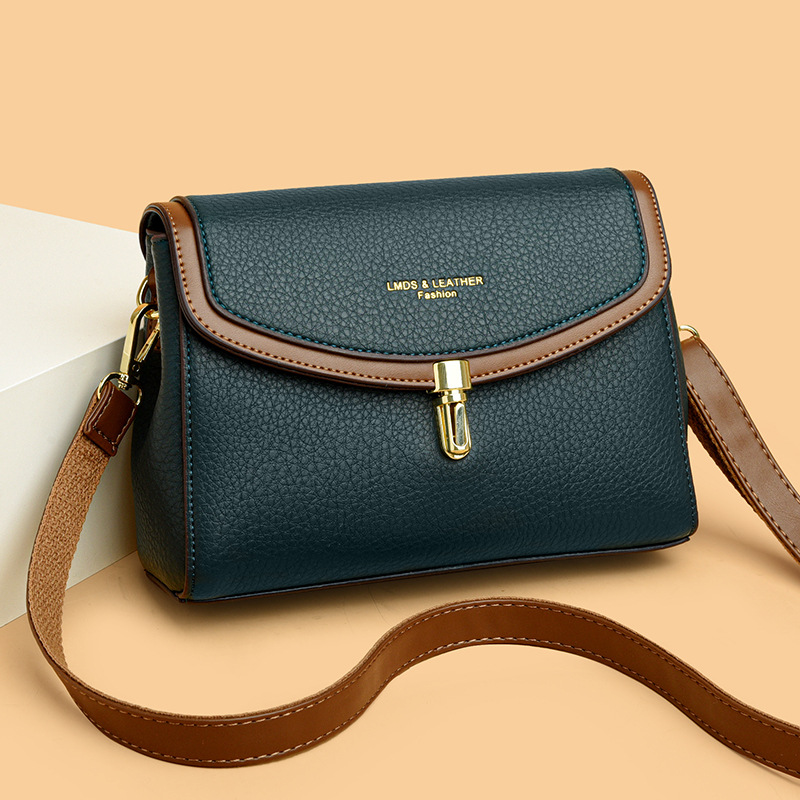 Damen Umhängetasche ⎜ Modische Schultertasche mit viel Platz und sicherem Verschluss