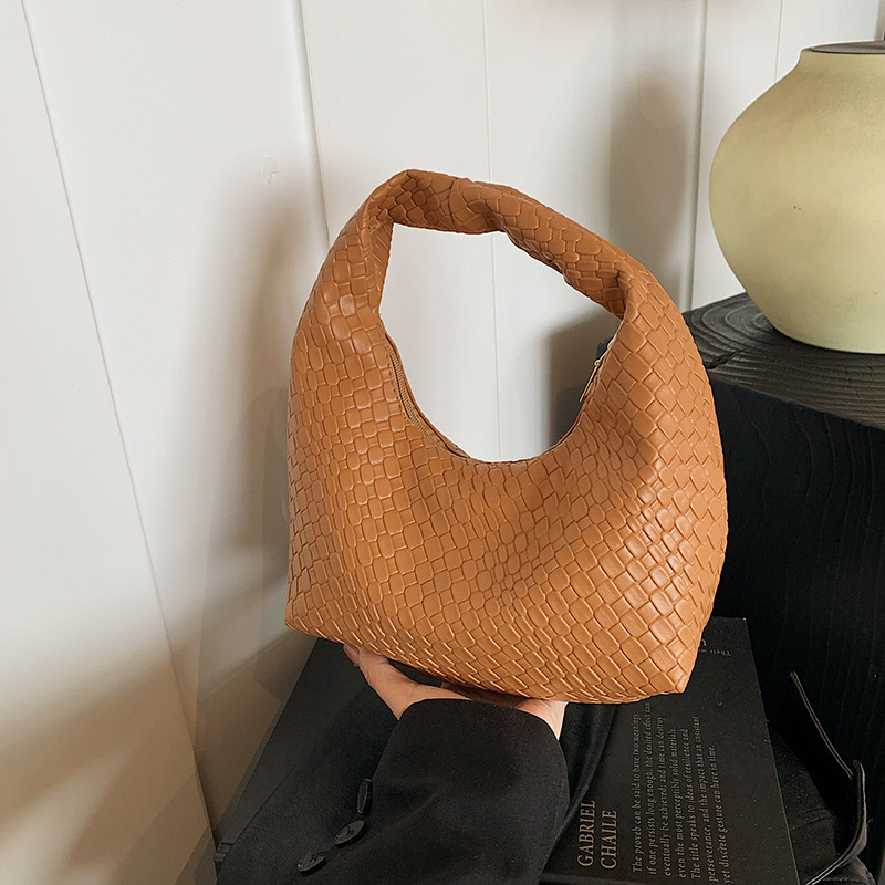 Modische Schultertasche für Damen ⎜ Stilvolle Handtasche im Modernen Schlangenleder-Look