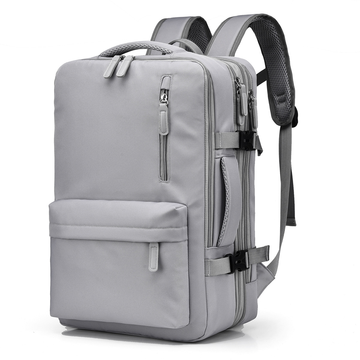 Erweiterbarer Rucksack für Damen und Herren ⎜ Vielseitiger Backpack im modernen Design für Alltag und Reisen