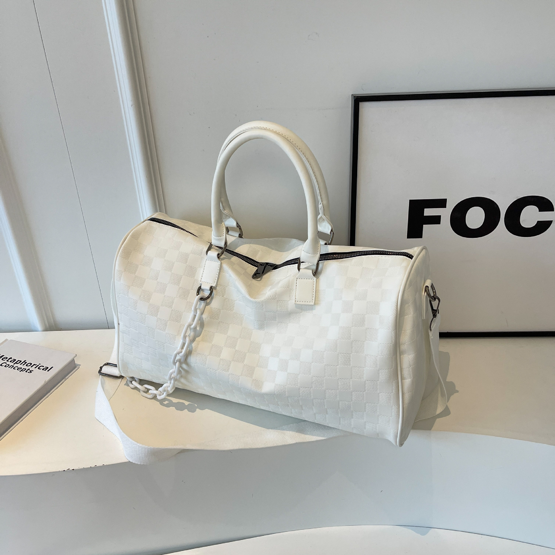 Reisetasche mit großem Volumen ⎜ Robuste Schultertasche für Wochenendtrips, Sport und Alltag