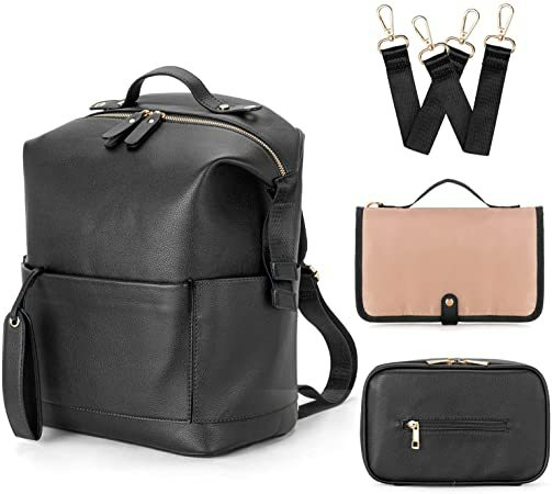 Wickelrucksack für Eltern ⎜ Großes Volumen mit praktischer Innenaufteilung