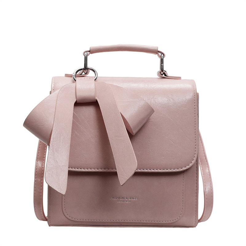 Moderne Umhängetasche für Damen ⎜ Elegante Tasche mit Schleifen-Design und praktischem Tragegriff