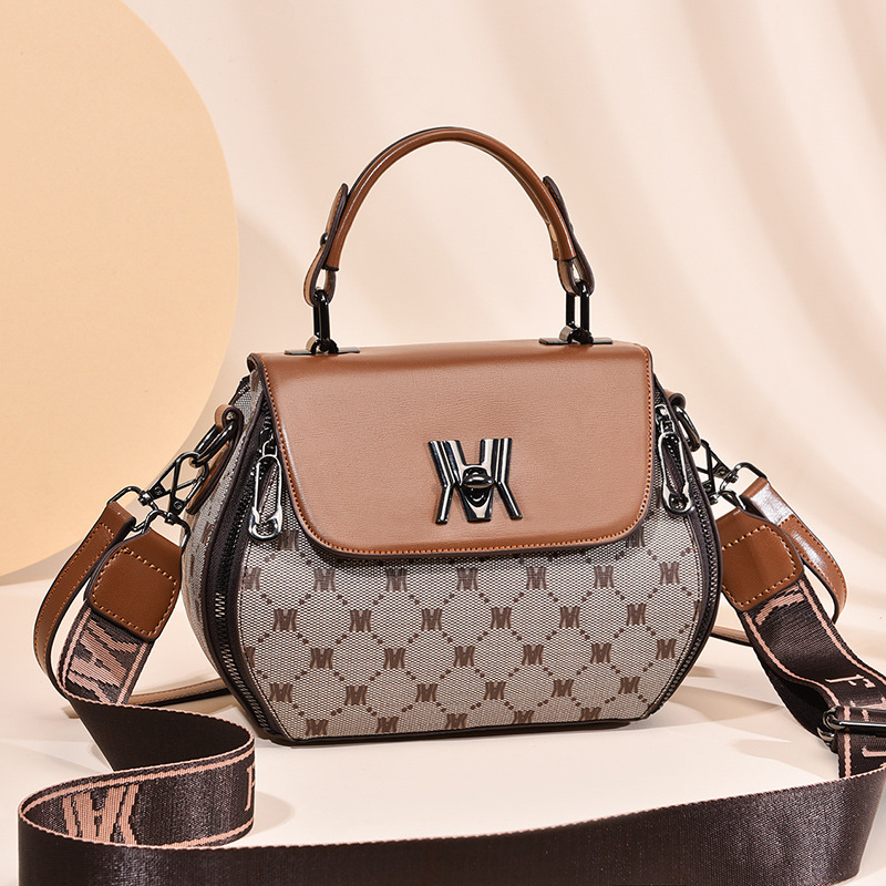 Umhängetasche für Damen ⎜ Trendige Handtasche mit viel Stauraum und praktischem Tragegriff für den Alltag