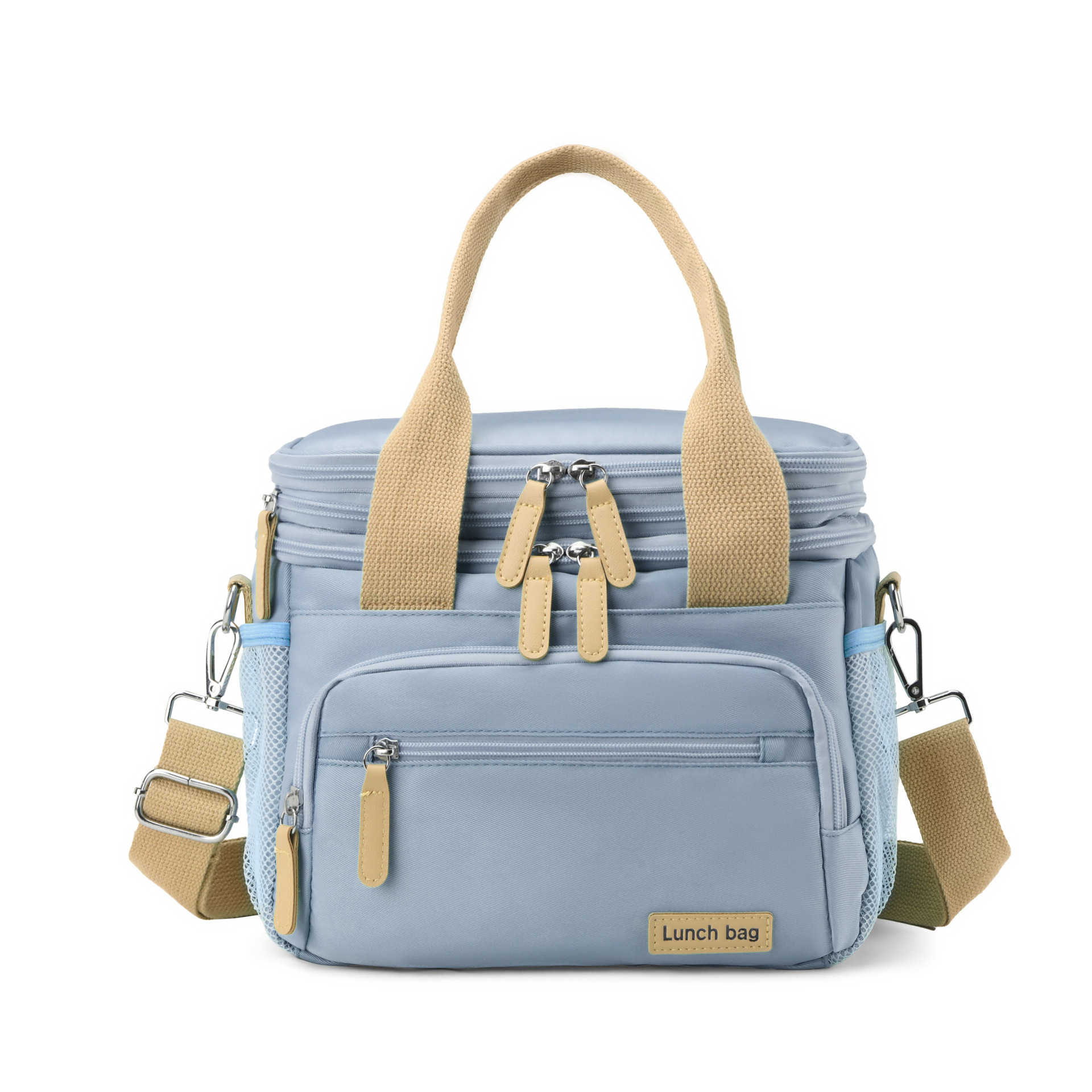 Lunchbag für Damen ⎜ Auslaufsichere Tragetasche mit großer Kapazität und Schulterriemen für Schule und Büro