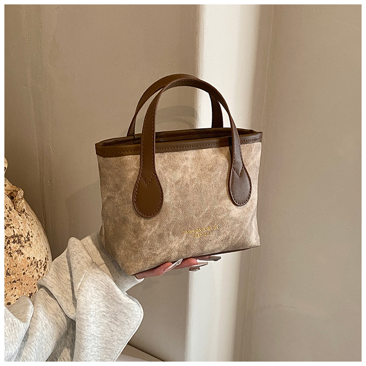 Damen Schultertasche Im Retro Stil ⎜ Geräumige Tragetasche Mit Praktischem Schulterriemen