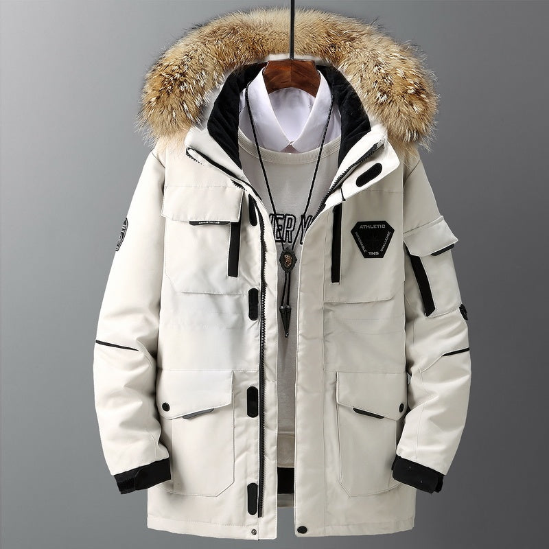 Bryan - Winterjacke Für Herren Mit Fellkapuze