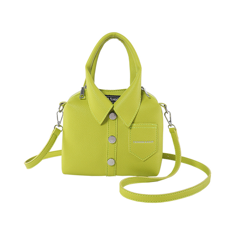 Schultertasche für Damen  Stylische und vielseitige Handtasche im modernen Hemd-Design