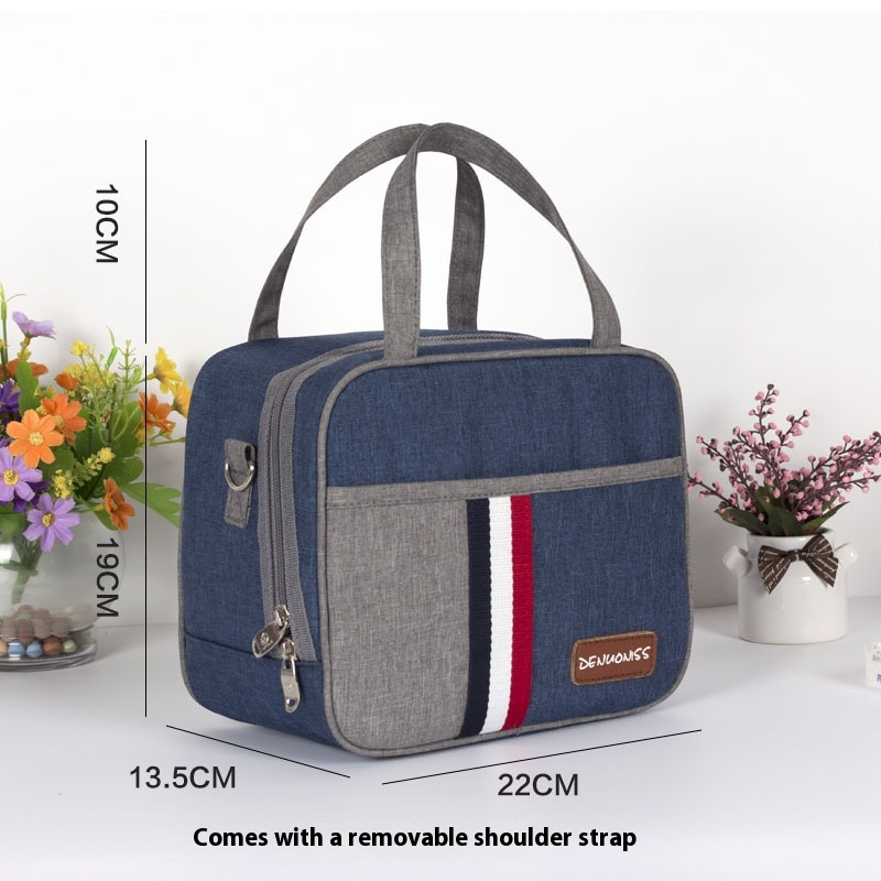 Lunchbag für Schule und Freizeit ⎜ Isolierte Tragetasche für Mahlzeiten mit praktischer Handhabung und sportlichem Design