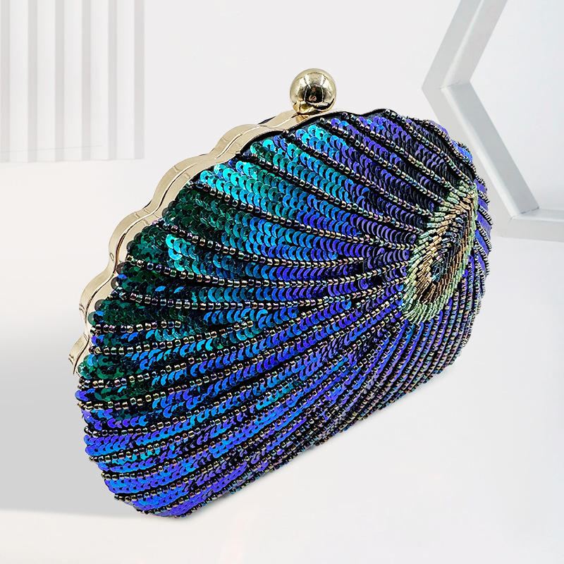 Funkelnde Clutch für Damen ⎜ Glitzernde Abendtasche mit Pailletten im eleganten Design
