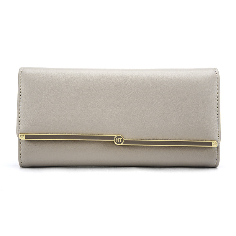 Damen Geldbörse Langformat ⎜ Elegante Brieftasche mit Kartenfächern und schlichtem Design für Alltag und Ausgehen