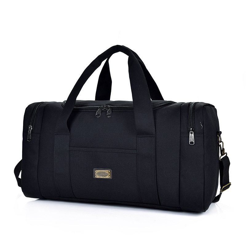 Große Canvas Reisetasche ⎜ Robuste Handgepäck-Tasche mit viel Stauraum und Minimalistischer Optik