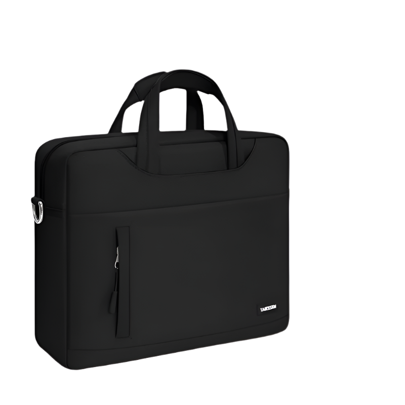Laptoptasche für Damen ⎜ Minimalistische Tragetasche in Unifarben mit Reißverschluss und Polsterung für Büro und Uni