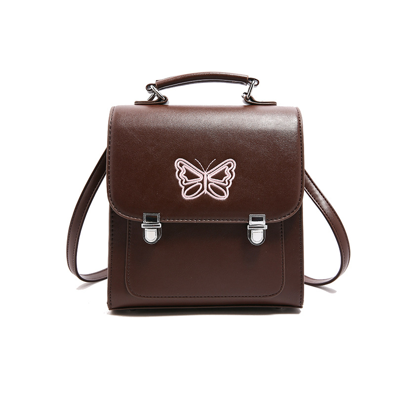 Rucksack für Damen ⎜ Modischer Alltagsrucksack mit Schmetterlings-Applikation und praktischem Design
