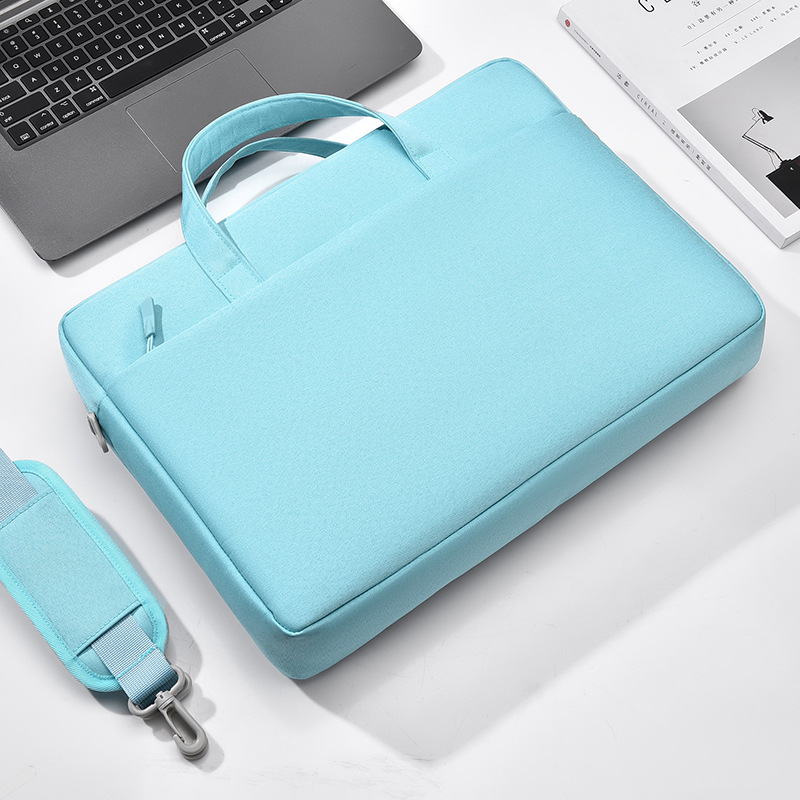 Laptoptasche für Damen und Herren ⎜ Wasserabweisende Schultertasche mit Stoßschutz und viel Stauraum