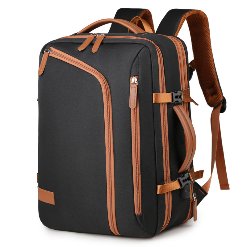 Damen Rucksack mit großem Volumen ⎜ Stilvoller Reiserucksack mit Kompressionsfunktion für Alltag und Trips