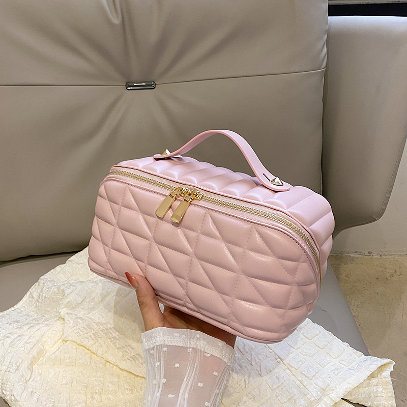 Kosmetiktasche mit Griff ⎜ Wasserabweisend und geräumig für Reise und Alltag