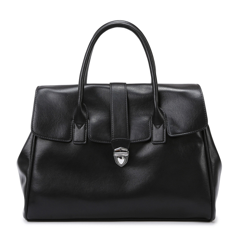 Damen Handtasche aus Weichem Leder ⎜ Große Tragetasche mit Stilvollem Design und Viel Stauraum