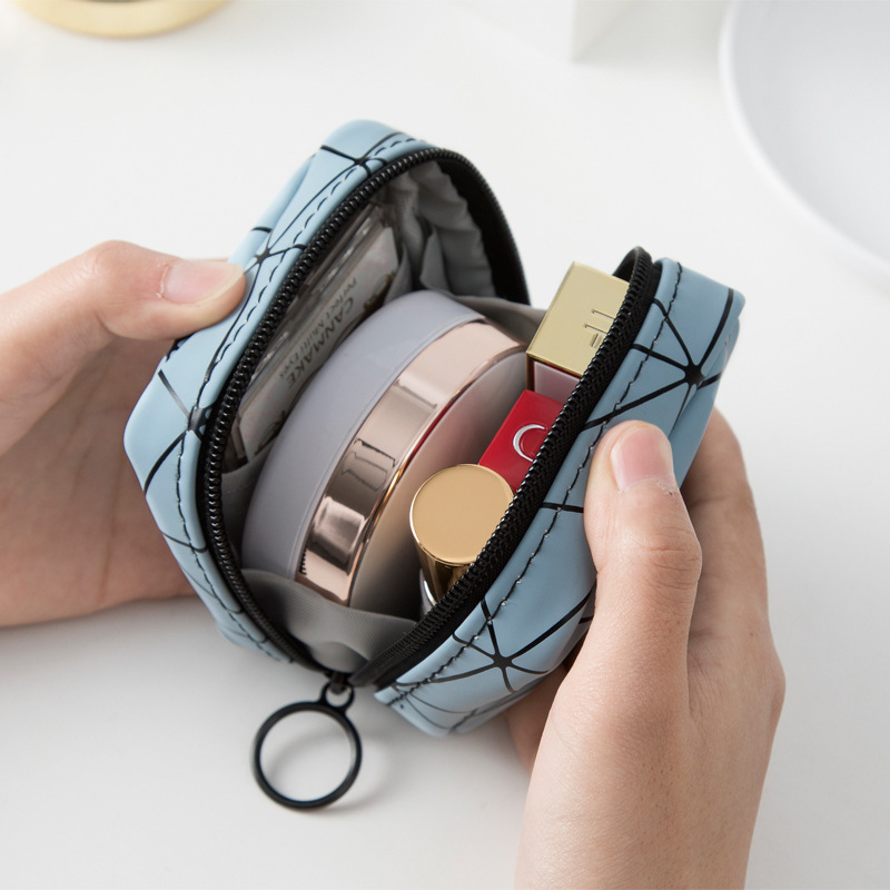 Mini Kosmetiktasche für Damen ⎜ Wasserabweisendes Etui für Lippenstift und Kleinteile