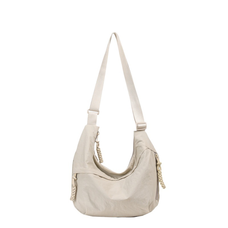 Leichte Nylon Umhängetasche ⎜ Verstellbarer Gurt und Waschbares Material für Reise und Alltag