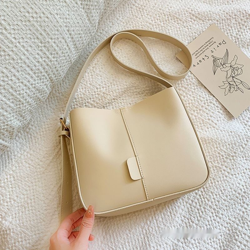 Umhängetasche mit Großer Kapazität ⎜ Vintage Crossbody Bag aus Kunstleder mit Verstellbarem Gurt