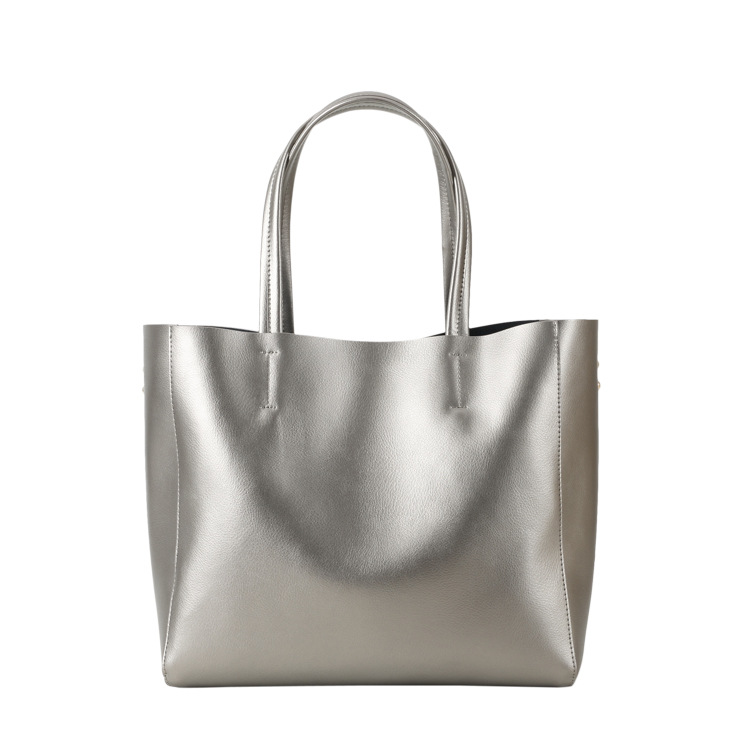 Damen Schultertasche aus Echtleder ⎜ Modische Tragetasche mit großem Stauraum für Alltag und Business