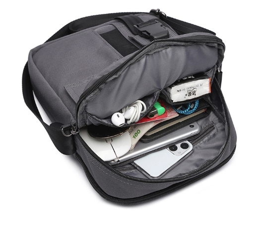 Herren Umhängetasche ⎜ Robuste Crossbody-Tasche mit Vielseitigen Fächern und Verstellbarem Gurt
