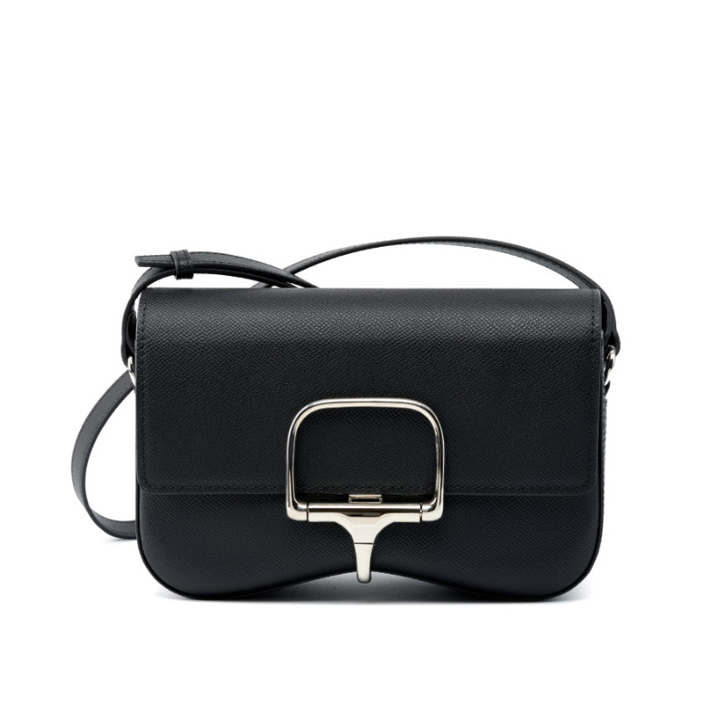 Kleine Damen Umhängetasche ⎜ Elegante Schultertasche mit Praktischem Verschluss und Zeitlosem Design