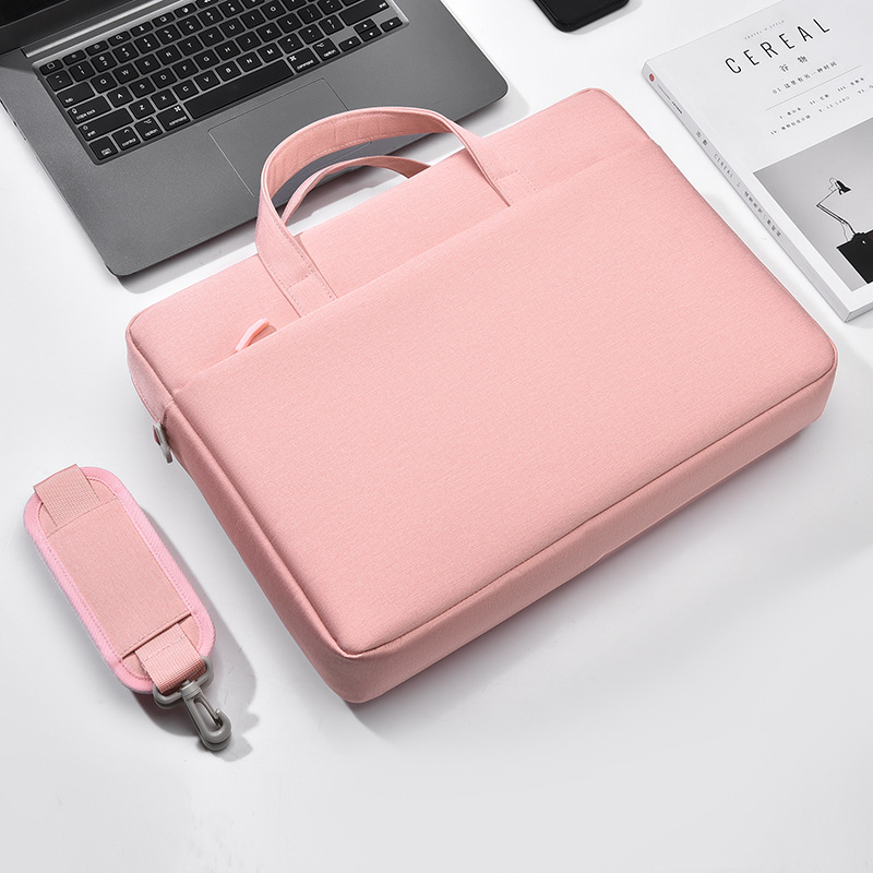 Laptoptasche für Damen und Herren ⎜ Wasserabweisende Schultertasche mit Stoßschutz und viel Stauraum