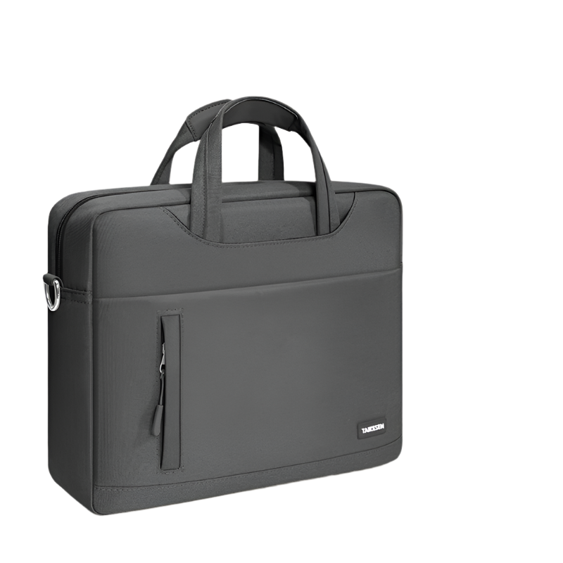 Laptoptasche für Damen ⎜ Minimalistische Tragetasche in Unifarben mit Reißverschluss und Polsterung für Büro und Uni