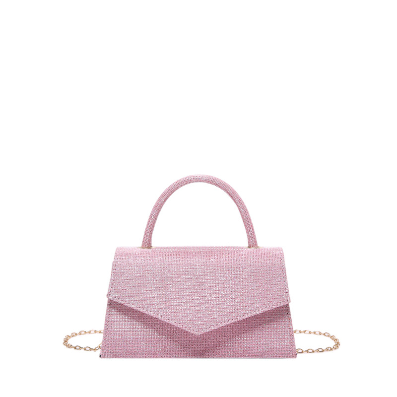Glitzernde Handtasche für Damen ⎜ Elegante Clutch im modernen Design mit funkelnden Strasssteinen