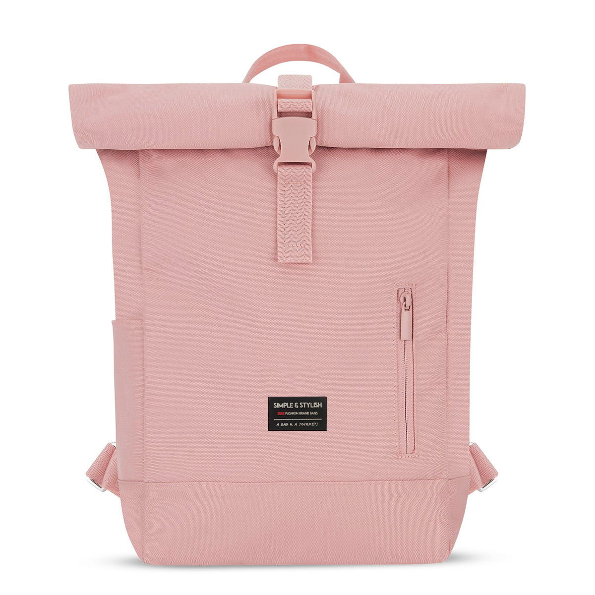 Rucksack für Damen ⎜ Stylischer Rolltop Backpack mit großer Kapazität für den Alltag