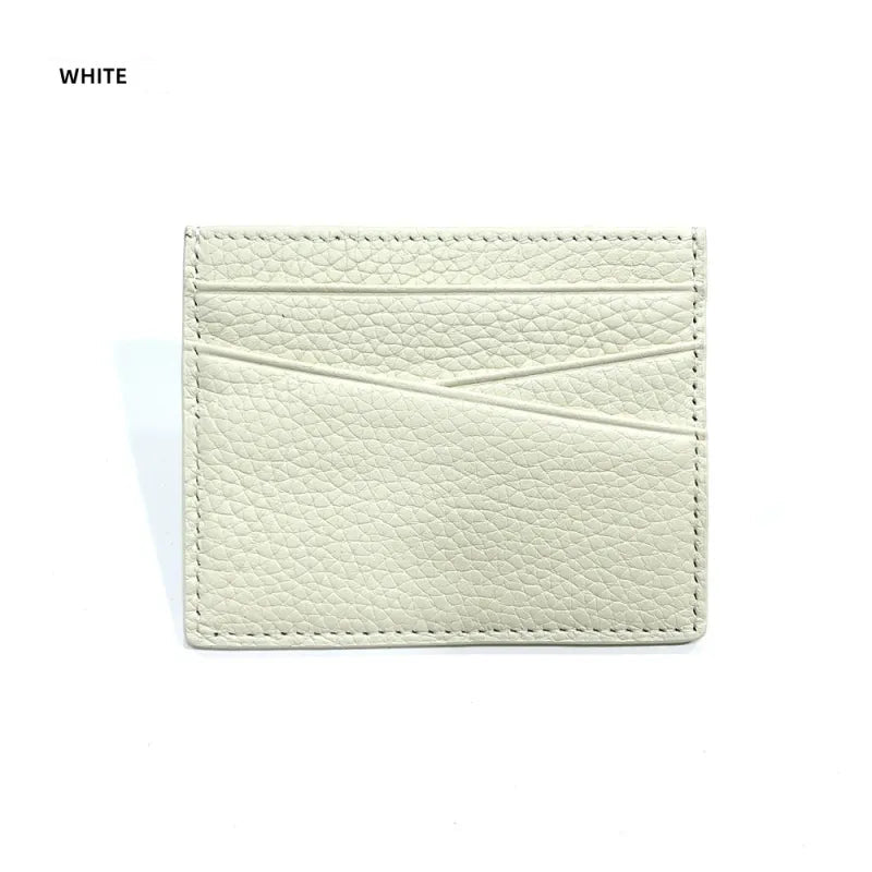 Kartenetui aus Leder für Damen und Herren ⎜ Schlanke Kartenhülle mit weichem Finish und Platz für Bankkarten