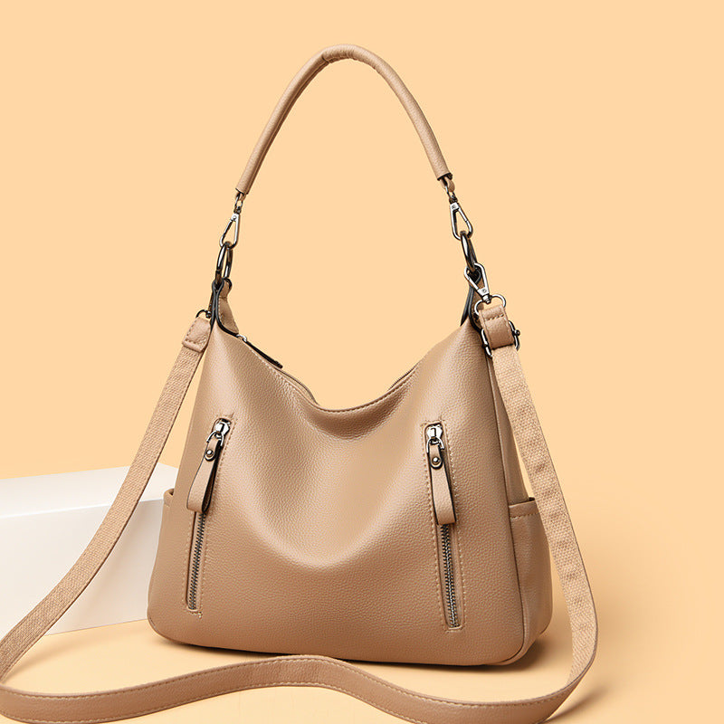 Damen Umhängetasche ⎜ Modische Alltags Tasche mit Viel Stauraum und Vielseitigem Trageriemen
