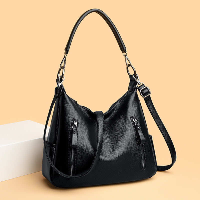 Damen Umhängetasche ⎜ Modische Alltags Tasche mit Viel Stauraum und Vielseitigem Trageriemen
