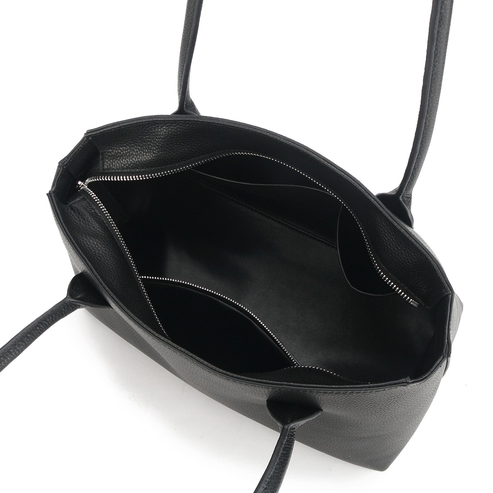 Shopper Tasche für Damen ⎜ Große Tragetasche aus Leder mit langen Henkeln für Arbeit, Uni und Alltag