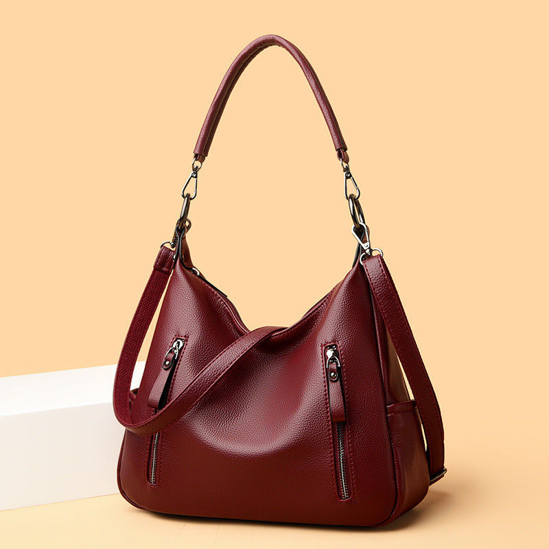 Damen Umhängetasche ⎜ Modische Alltags Tasche mit Viel Stauraum und Vielseitigem Trageriemen