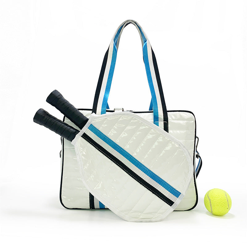 Tennistasche mit Schlägerfach ⎜ Strapazierfähige Outdoor Umhängetasche aus Neopren für bequemen Transport