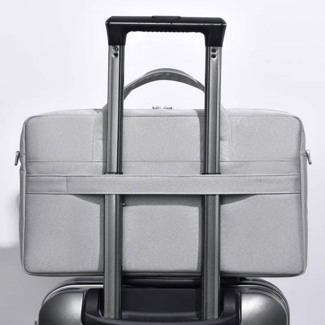 Laptoptasche für Damen und Herren ⎜ Wasserabweisende Schultertasche mit Stoßschutz und viel Stauraum