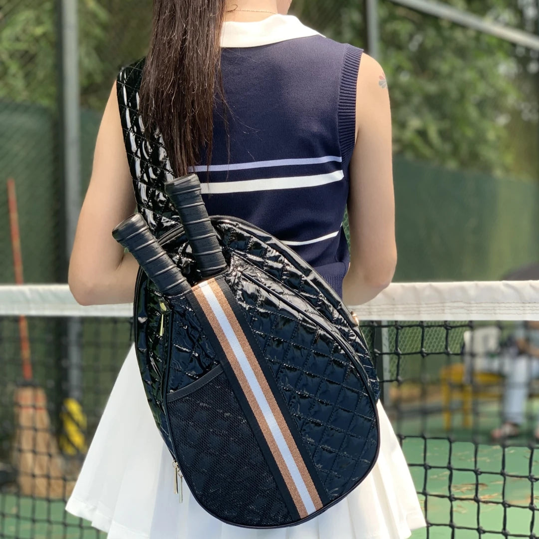 Tischtennistasche für Damen ⎜ Sportliche Schultertasche mit Schlägerfach für Training und Outdoor