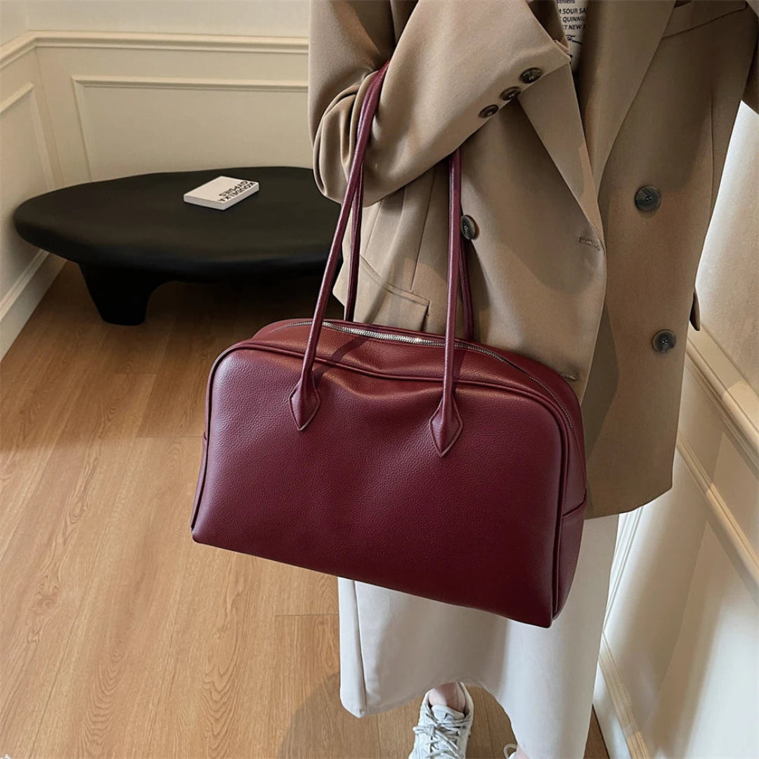 Damen Schultertasche mit großer Kapazität ⎜ Modisches Design für Alltag, Shopping und Freizeit
