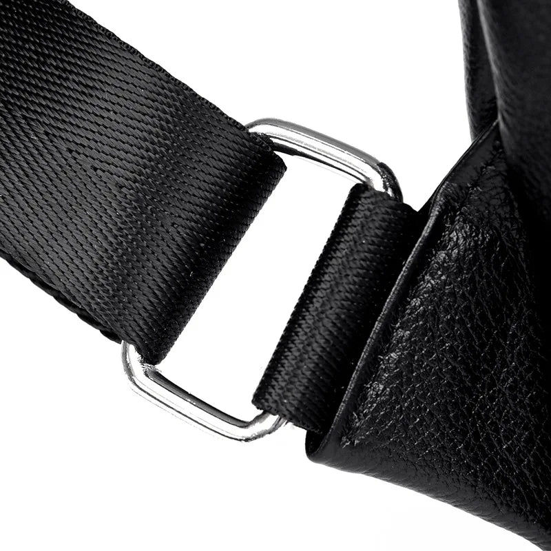 Damen Rucksack aus Leder ⎜ Vielseitiger Reiserucksack mit Fronttasche und verstellbarem Schultergurt für den Alltag