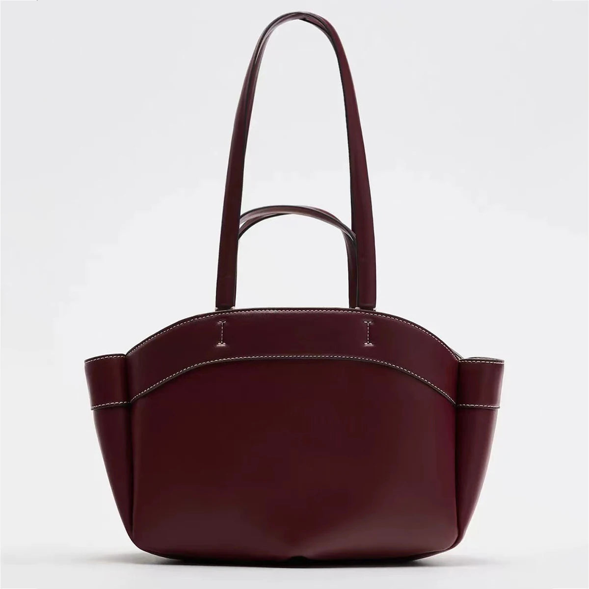 Shopper Tasche für Damen ⎜ Große Tragetasche mit Doppelhenkeln für Arbeit, Alltag und Einkauf