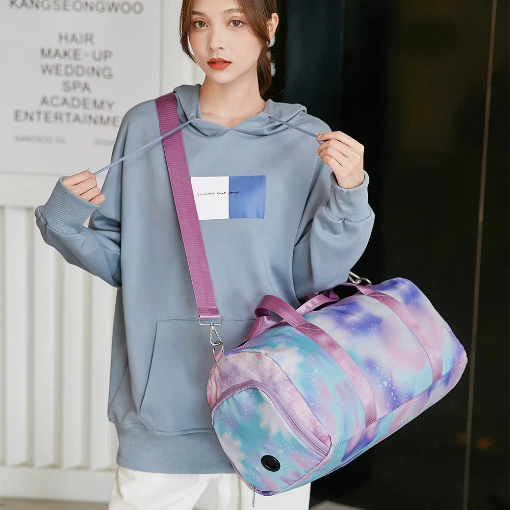 Sporttasche für Damen ⎜ Wasserfeste Fitness-Tasche mit großem Stauraum für Schwimmen, Gym und Reisen