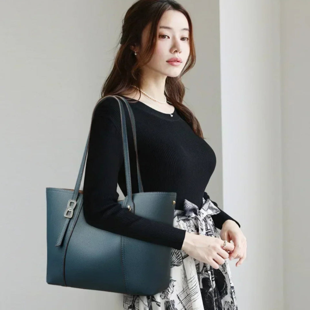 Damen Schultertasche mit hoher Kapazität ⎜ Wasserabweisendes Design für Alltag, Arbeit und Freizeit