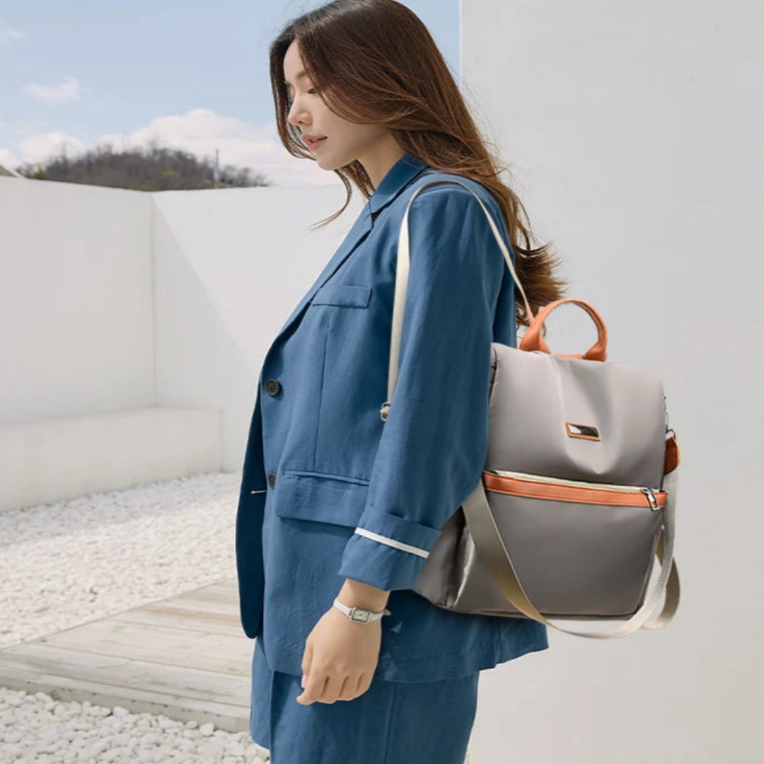 Rucksack für Damen ⎜ Vielseitige Umhängetasche mit Anti-Diebstahl-Design und großem Stauraum