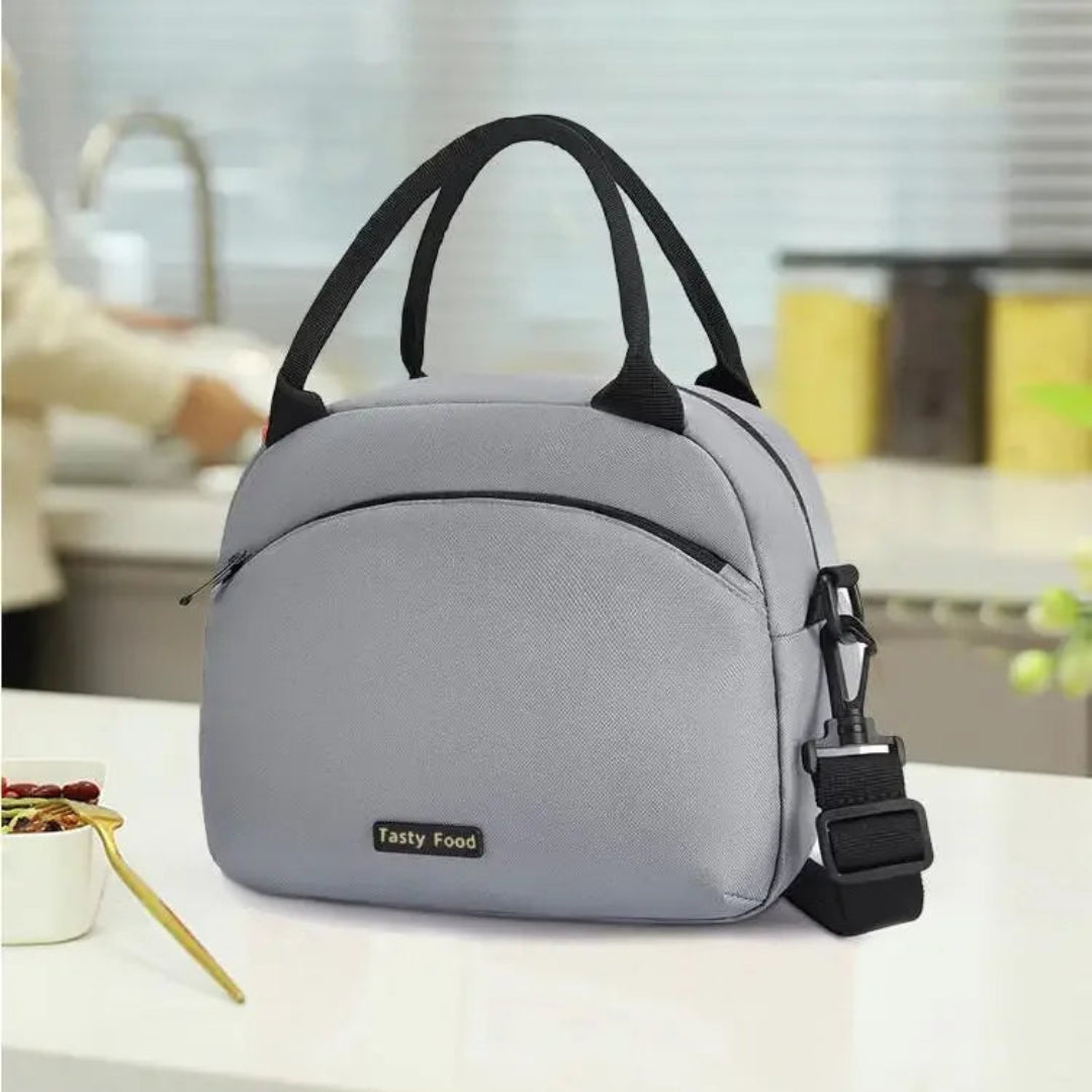 Lunchbag für Damen ⎜ Isolierte Tragetasche mit großem Fassungsvermögen und praktischem Schultergurt