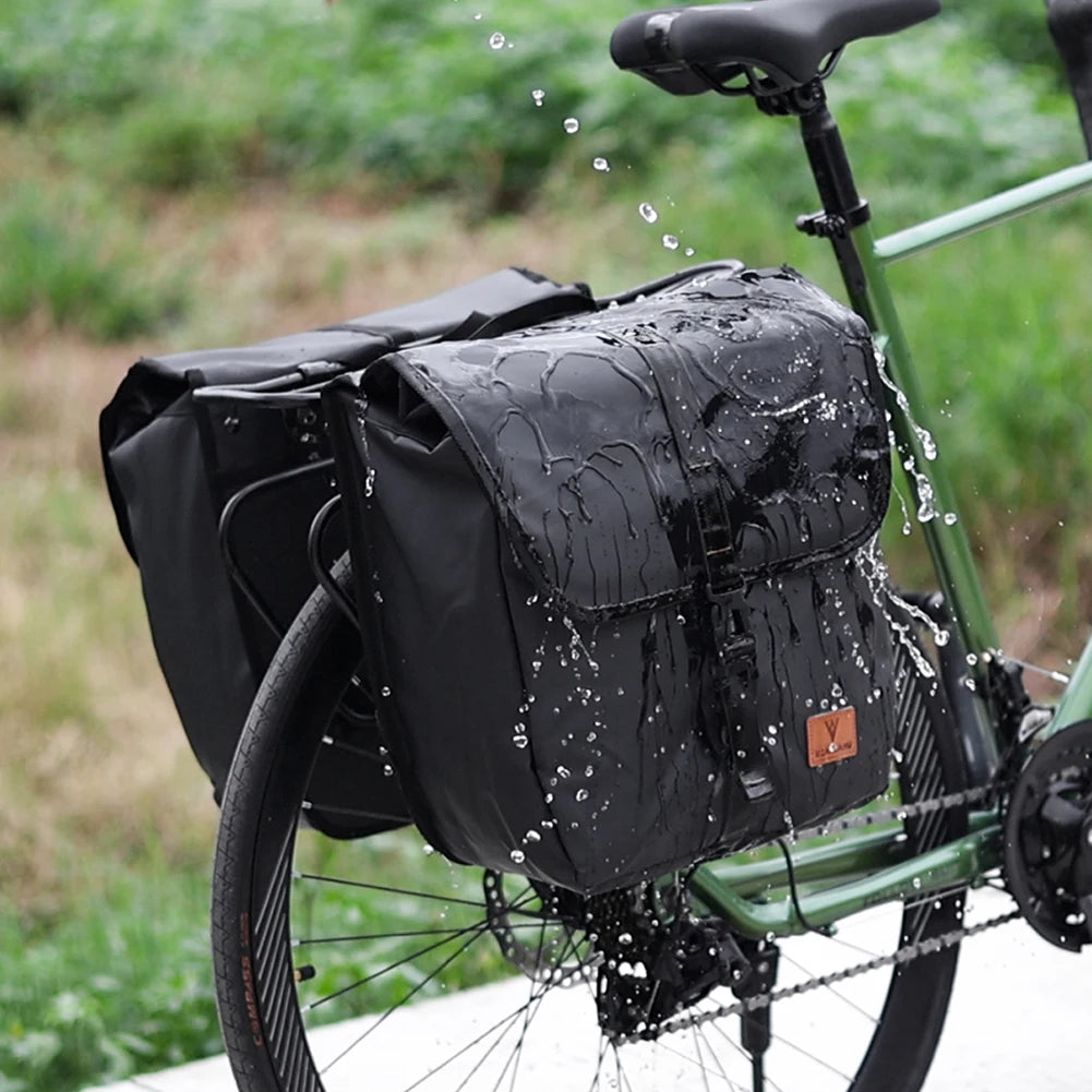 Fahrradtasche für Damen ⎜ Große Packtasche mit Wasserdichtem Design und Praktischen Verschlüssen