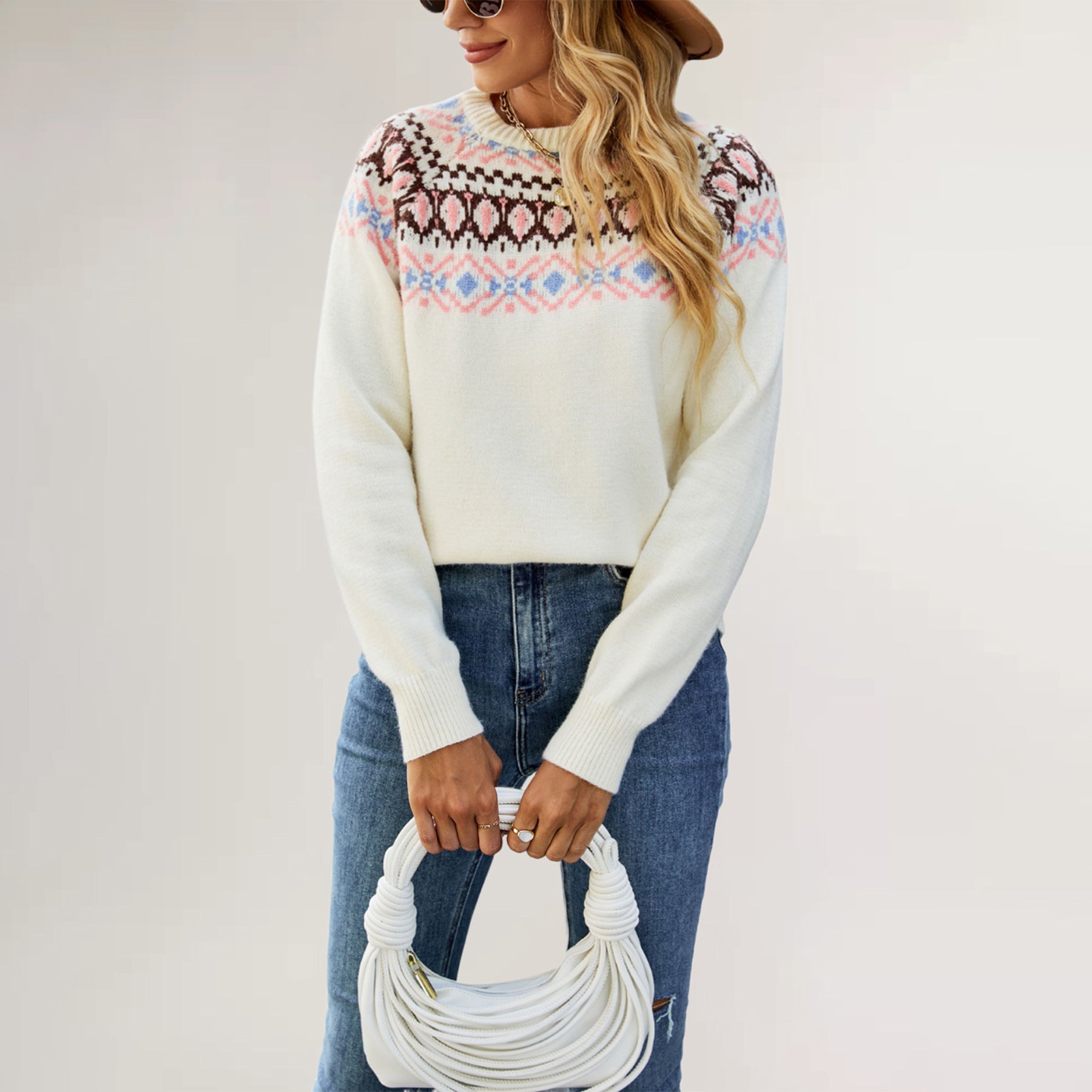 Eliora - Vintage-strickpullover