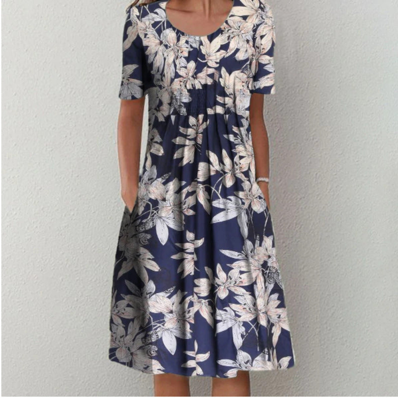 Aurora - Elegantes Baumwollkleid